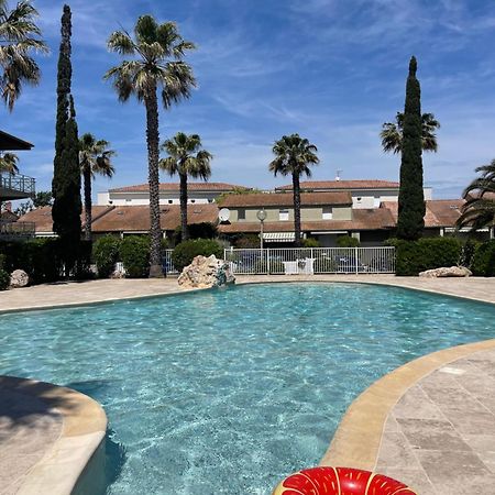 Pavillon A 400M De La Plage Avec Piscine Вальрас-Пляж Экстерьер фото